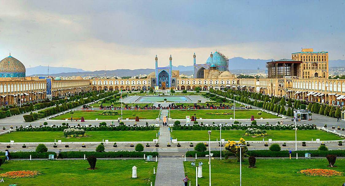 عکس شهر اصفهان از بالا