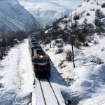 سفر با قطار در زمستان