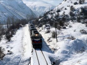 سفر با قطار در زمستان